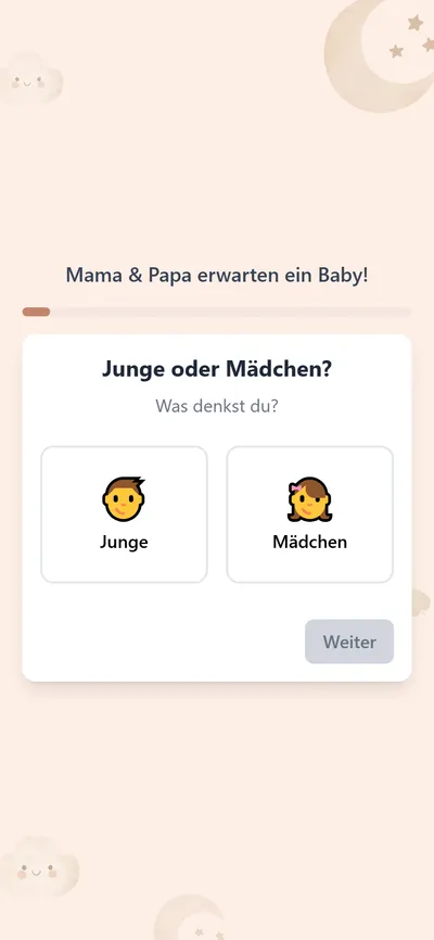 Baby Tippspiel im Boho Design